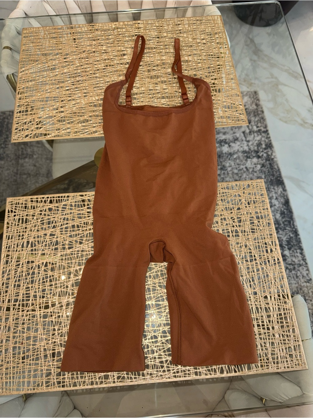 Skims open bust bodysuit